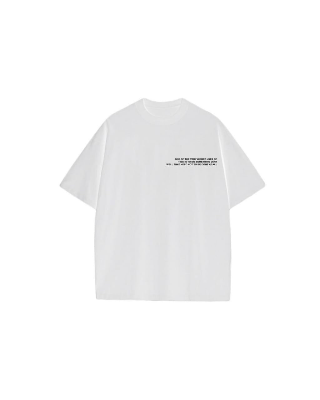 Finished Oversized Tee White