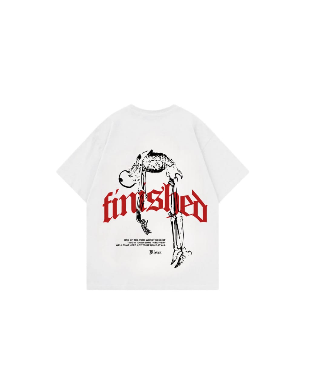 Finished Oversized Tee White