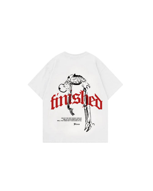 Finished Oversized Tee White