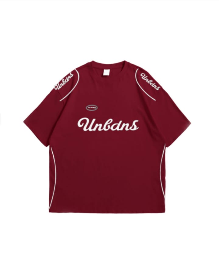 The Harry Maroon Oversized Tee